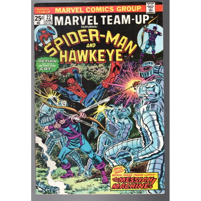 MARVEL TEAM-UP 22 - MARVEL 1974 - BAGGED BOARDED - VF (8.0)