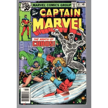 CAPTAIN MARVEL 61 - MARVEL 1979 - BAGGED BOARDED - FN+ (6.5)