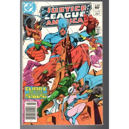 JUSTICE LEAGUE AMERICA 216 - DC 1983 - BAGGED BOARDED - FN+ (6.5)