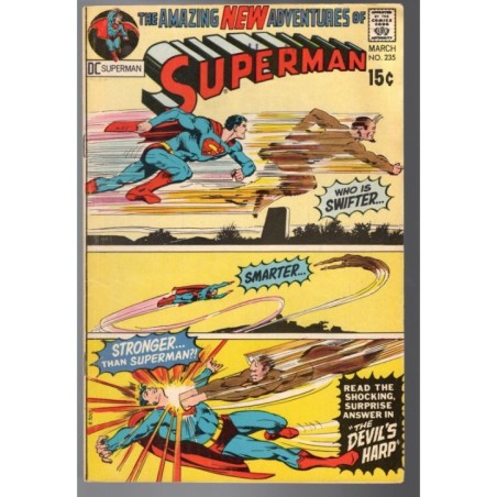 SUPERMAN 235 - DC 1971 - BAGGED BOARDED - FN (6.0)