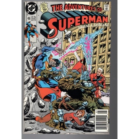ADVENTURES OF SUPERMAN 466 - DC 1990 - BAGGED BOARDED - VF (8.0)