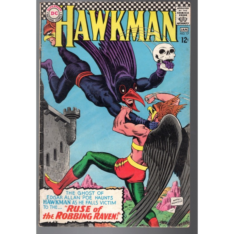 HAWKMAN 17 - DC 1967 - BAGGED BOARDED - VG (4.0)