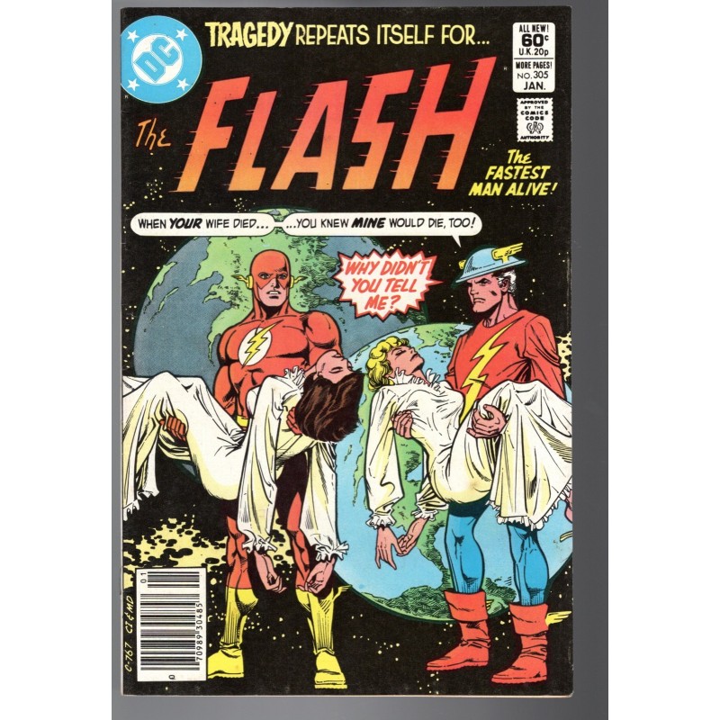 THE FLASH 305 - DC 1982 - BAGGED BOARDED - FN+ (6.5)