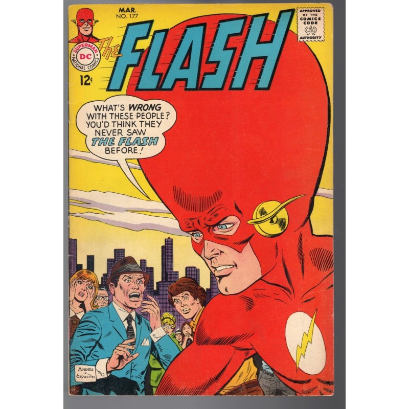 THE FLASH 177 - DC 1968 - BAGGED BOARDED - FN (6.0)