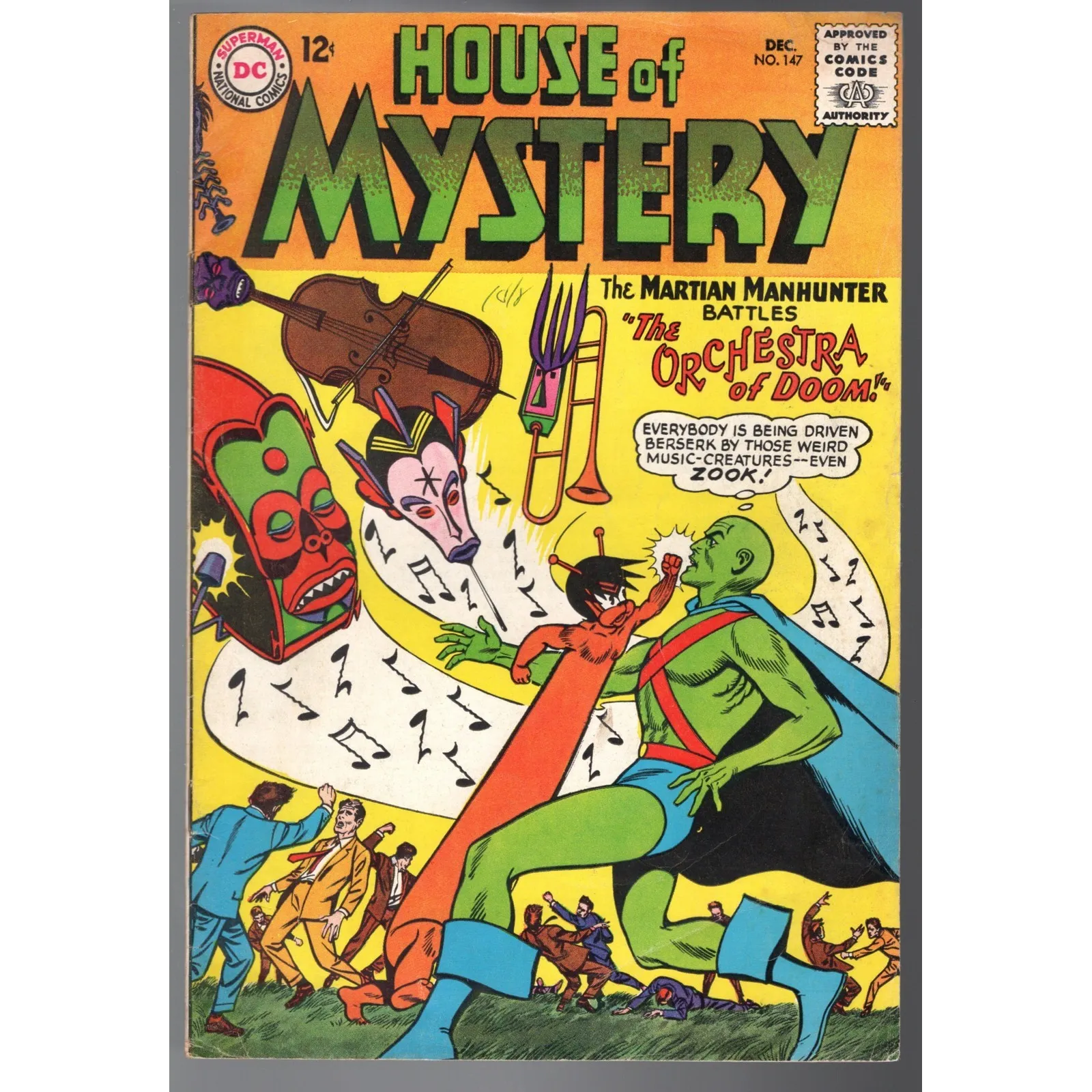 HOUSE OF MYSTERY 147 - DC 1964 - BAGGED BOARDED - FN (6.0)