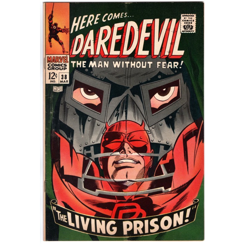 DAREDEVIL 38 - MARVEL 1968 - BAGGED BOARDED