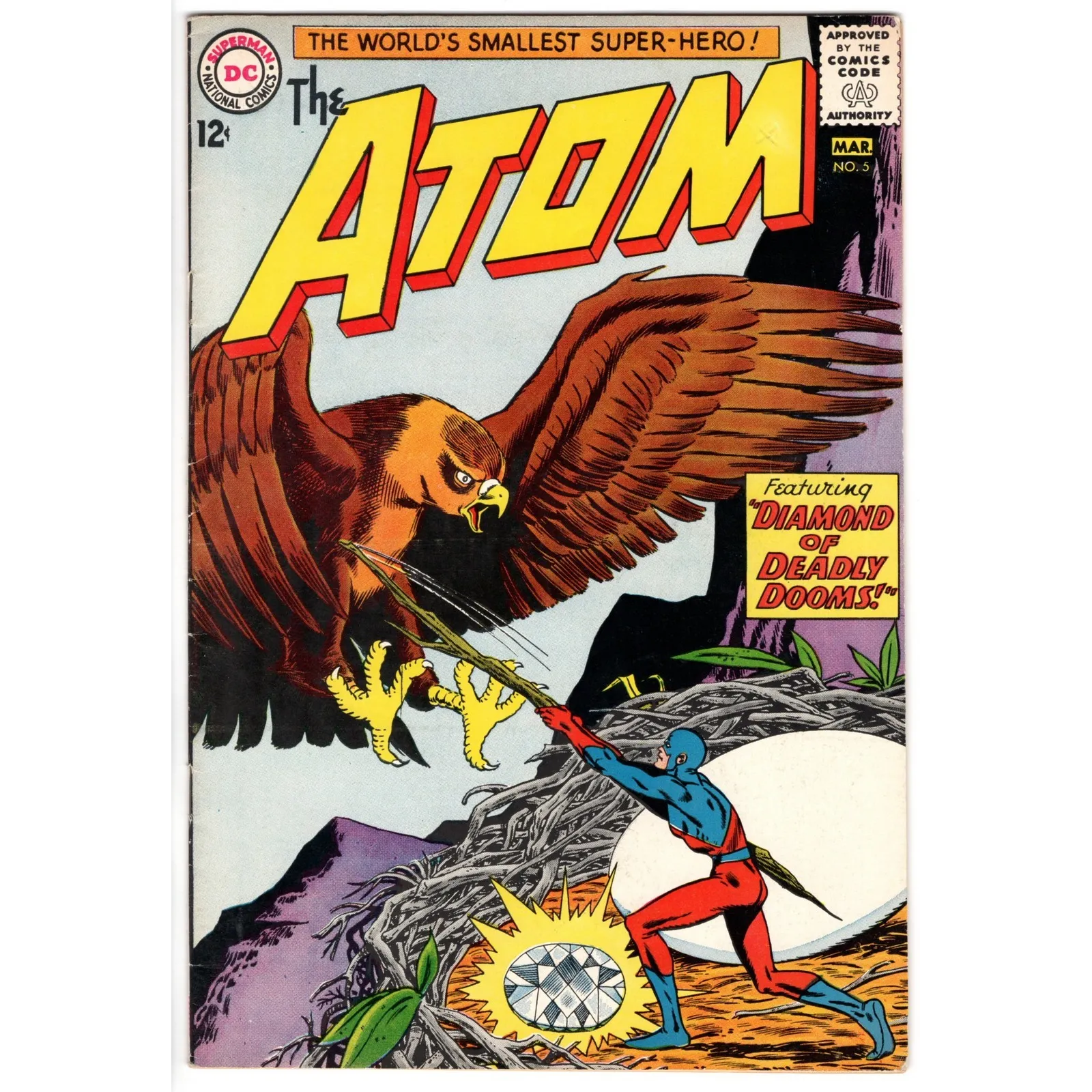 THE ATOM 5 - DC 1963 - BAGGED BOARDED