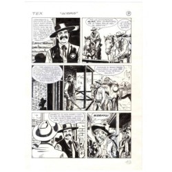 Tex - La banda dei serpenti - p.13 - Ernesto Seijas - Tavola Originale  - 2016