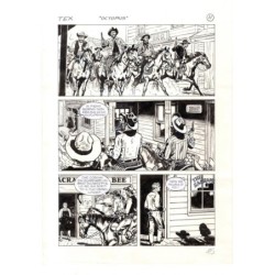 Tex - La banda dei serpenti - p.15 - Ernesto Seijas - Tavola Originale  - 2016
