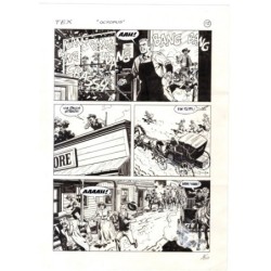Tex - La banda dei serpenti - p.16 - Ernesto Seijas - Tavola Originale  - 2016