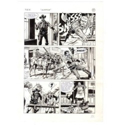 Tex - La banda dei serpenti - p.22 - Ernesto Seijas - Tavola Originale  - 2016