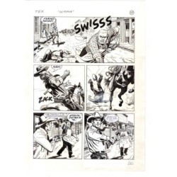 Tex - La banda dei serpenti - p.26 - Ernesto Seijas - Tavola Originale  - 2016
