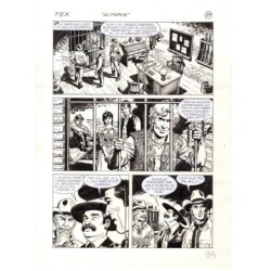 Tex - La banda dei serpenti - p.33 - Ernesto Seijas - Tavola Originale  - 2016