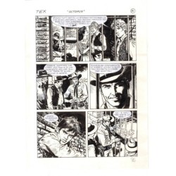 Tex - La banda dei serpenti - p.35 - Ernesto Seijas - Tavola Originale  - 2016
