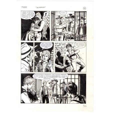 Tex - La banda dei serpenti - p.36 - Ernesto Seijas - Tavola Originale  - 2016