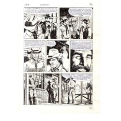 Tex - La banda dei serpenti - p.38 - Ernesto Seijas - Tavola Originale  - 2016