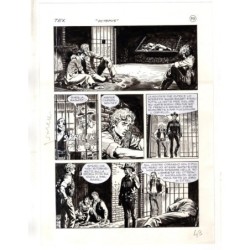 Tex - La banda dei serpenti - p.43 - Ernesto Seijas - Tavola Originale  - 2016