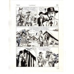 Tex - La banda dei serpenti - p.46 - Ernesto Seijas - Tavola Originale  - 2016