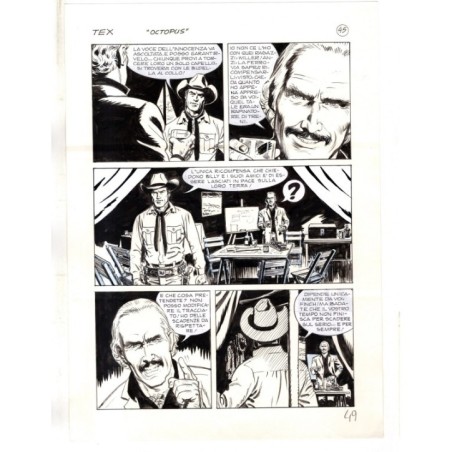 Tex - La banda dei serpenti - p.49 - Ernesto Seijas - Tavola Originale  - 2016