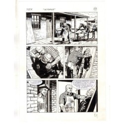 Tex - La banda dei serpenti - p.51 - Ernesto Seijas - Tavola Originale  - 2016