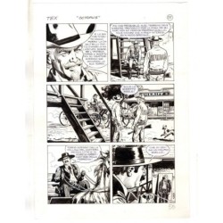 Tex - La banda dei serpenti - p.55 - Ernesto Seijas - Tavola Originale  - 2016