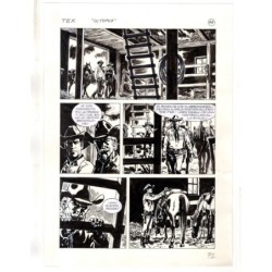 Tex - La banda dei serpenti - p.72 - Ernesto Seijas - Tavola Originale  - 2016