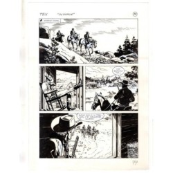 Tex - La banda dei serpenti - p.77 - Ernesto Seijas - Tavola Originale  - 2016