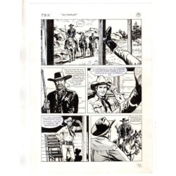 Tex - La banda dei serpenti - p.78 - Ernesto Seijas - Tavola Originale  - 2016