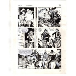 Tex - La banda dei serpenti - p.79 - Ernesto Seijas - Tavola Originale  - 2016