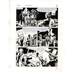 Tex - La banda dei serpenti - p.81 - Ernesto Seijas - Tavola Originale  - 2016