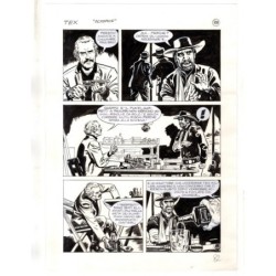 Tex - La banda dei serpenti - p.82 - Ernesto Seijas - Tavola Originale  - 2016