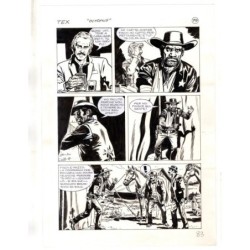 Tex - La banda dei serpenti - p.83 - Ernesto Seijas - Tavola Originale  - 2016