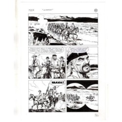 Tex - La banda dei serpenti - p.86 - Ernesto Seijas - Tavola Originale  - 2016