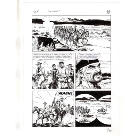 Tex - La banda dei serpenti - p.86 - Ernesto Seijas - Tavola Originale  - 2016