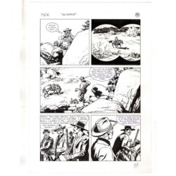 Tex - La banda dei serpenti - p.87 - Ernesto Seijas - Tavola Originale  - 2016