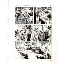 Tex - La banda dei serpenti - p.92 - Ernesto Seijas - Tavola Originale  - 2016