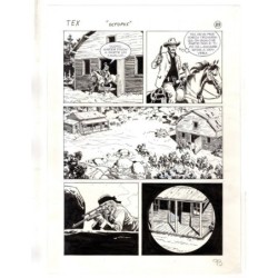 Tex - La banda dei serpenti - p.93 - Ernesto Seijas - Tavola Originale  - 2016