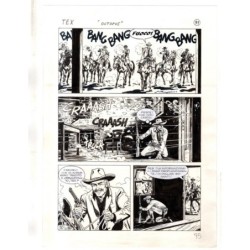 Tex - La banda dei serpenti - p.95 - Ernesto Seijas - Tavola Originale  - 2016