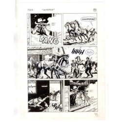 Tex - La banda dei serpenti - p.99 - Ernesto Seijas - Tavola Originale  - 2016