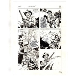 Tex - La banda dei serpenti - p.104 - Ernesto Seijas - Tavola Originale  - 2016