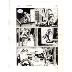 Tex - La banda dei serpenti - p.107 - Ernesto Seijas - Tavola Originale  - 2016