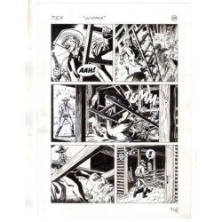 Tex - La banda dei serpenti - p.108 - Ernesto Seijas - Tavola Originale  - 2016