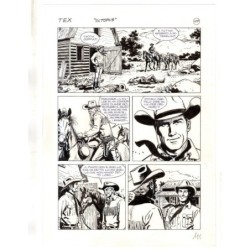 Tex - La banda dei serpenti - p.111 - Ernesto Seijas - Tavola Originale  - 2016