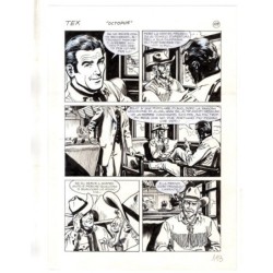 Tex - La banda dei serpenti - p.113 - Ernesto Seijas - Tavola Originale  - 2016