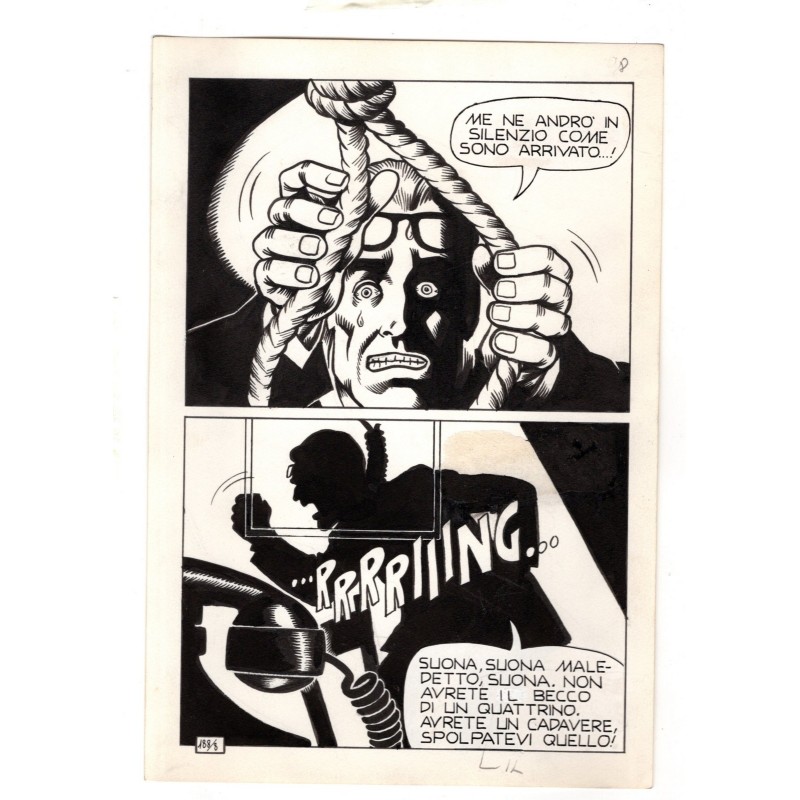 KRIMINAL - 188/8 - Magnus - Tavola Originale  - 1964  / 1974