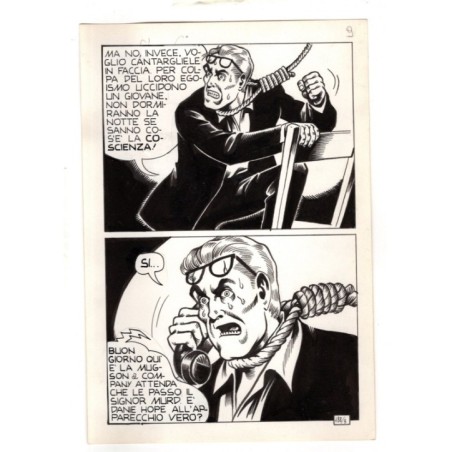 KRIMINAL - 188/9 - Magnus - Tavola Originale  - 1964  / 1974