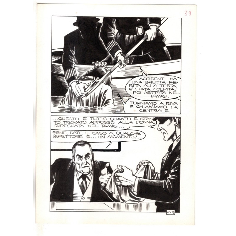 KRIMINAL - 213/39 - Magnus - Tavola Originale  - 1964  / 1974
