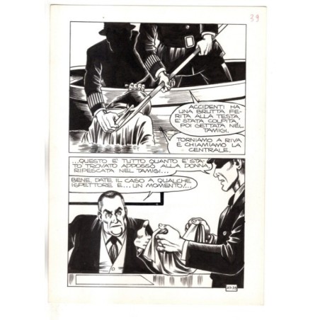 KRIMINAL - 213/39 - Magnus - Tavola Originale  - 1964  / 1974