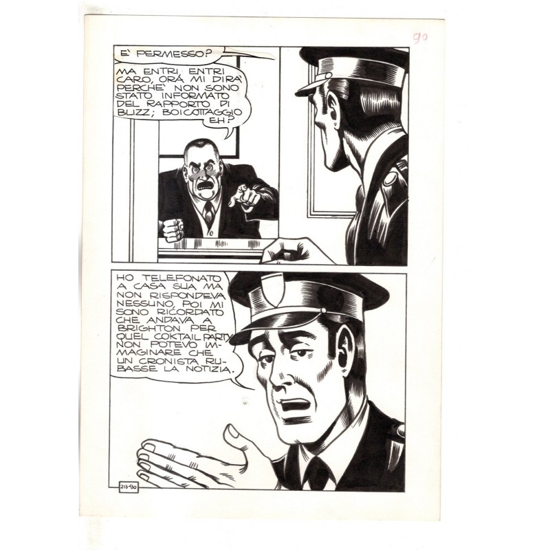 KRIMINAL - 213/90 - Magnus - Tavola Originale  - 1964  / 1974