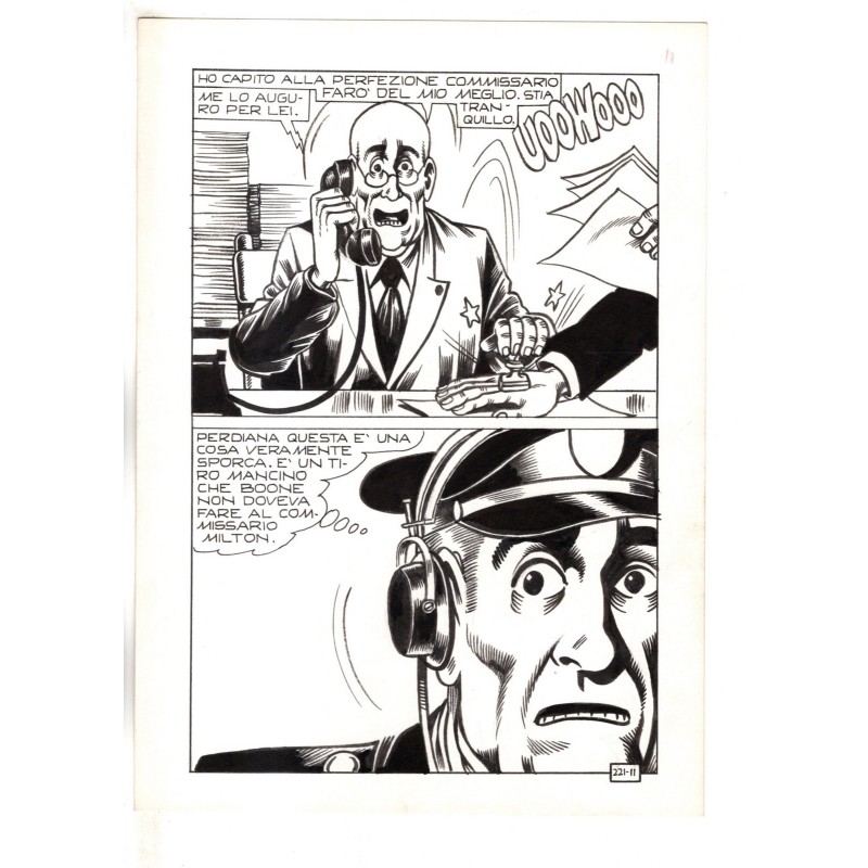 KRIMINAL - 221/11 - Magnus - Tavola Originale  - 1964  / 1974